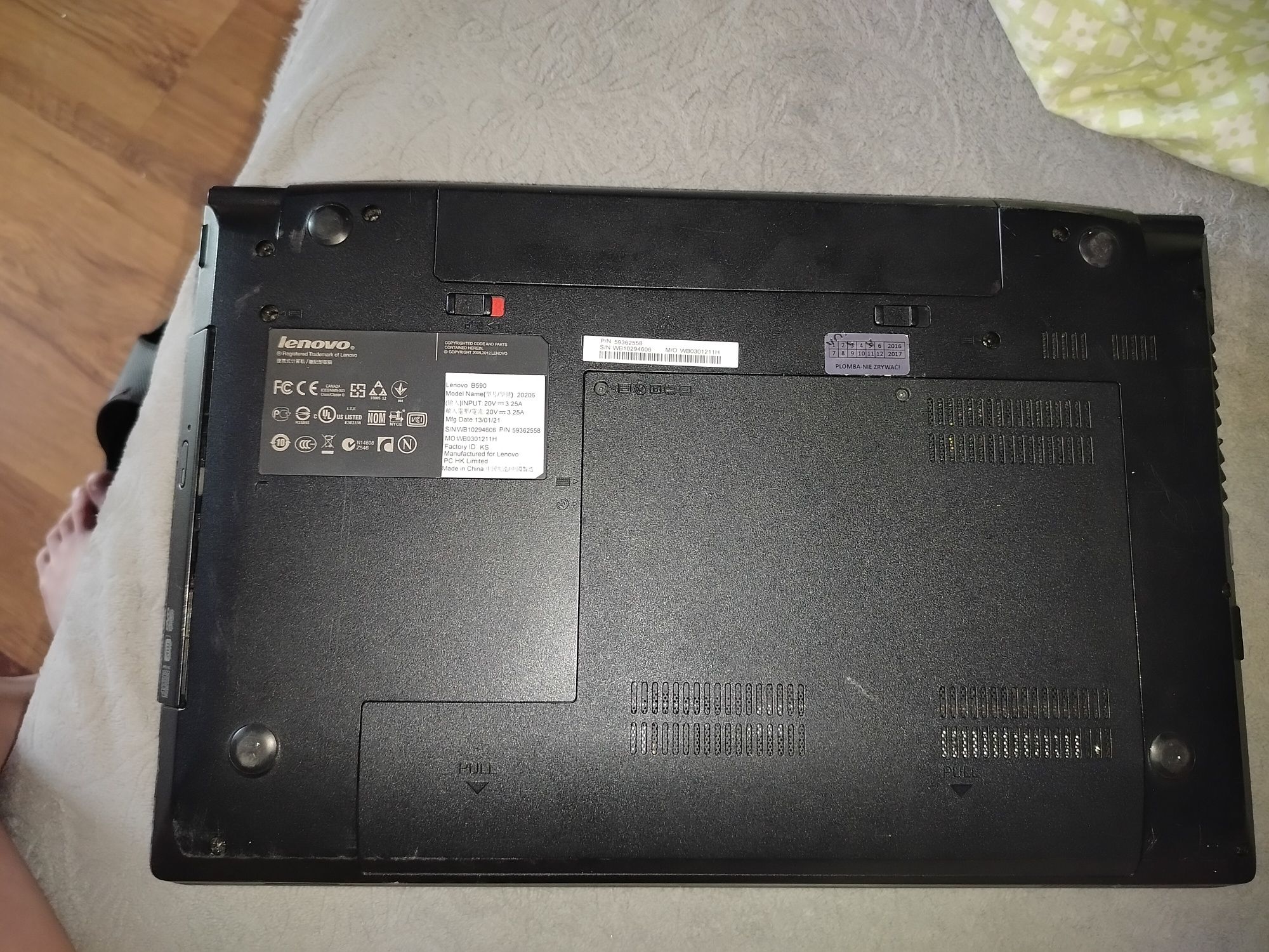 Witam sprzedam laptopa Lenovo b590