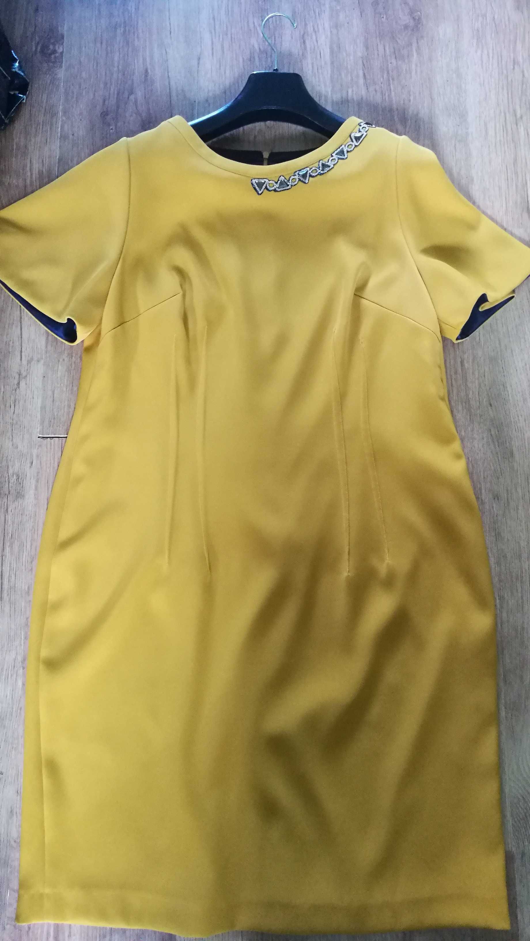Nowa sukienka żółta 46 XXXL