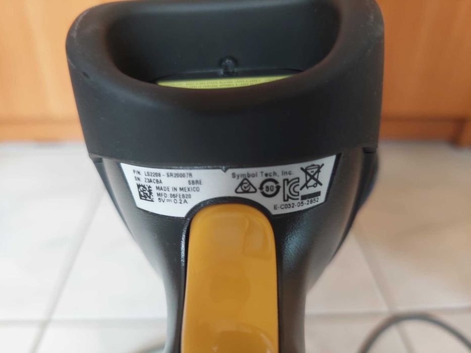 Skaner. Czytnik kodów Zebra model LS2208 USB. Stan bardzo dobry.
