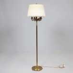 Lampa stojąca mosiężna 5 żarówek stara zabytkowa vintage