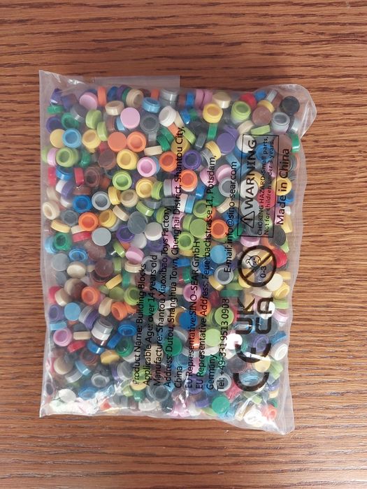 800 sztuk małych klocków, pasują do lego, cobi itd.