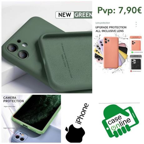 Capa Silky Soft Touch iPhone 11 Pró / XR -Verde Tropa-24h