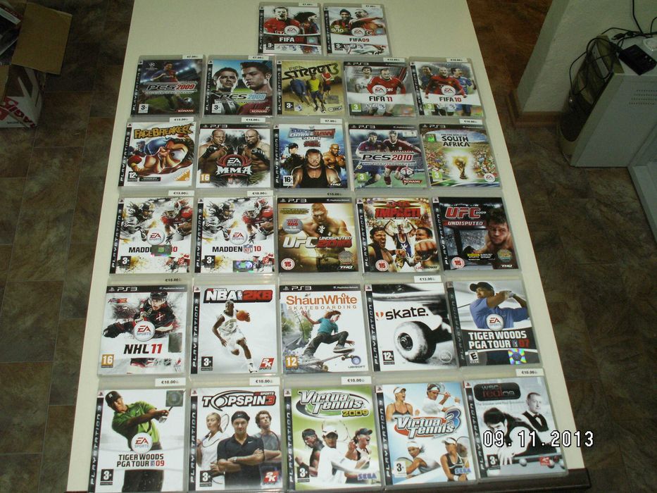 Vendo 141 Jog PS3 por atacado,
