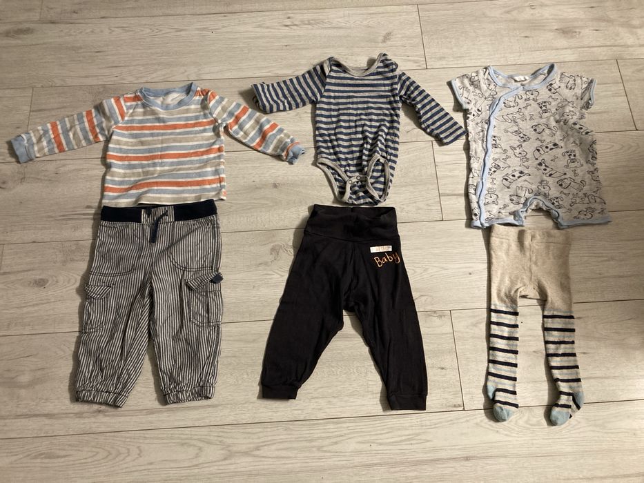 Ubranka dla chlopca na wzrost 74 cm