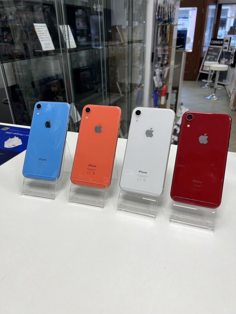 Apple iPhone XR czerwony 64GB bat. 100% / Gwarancja / Kolejowa 32