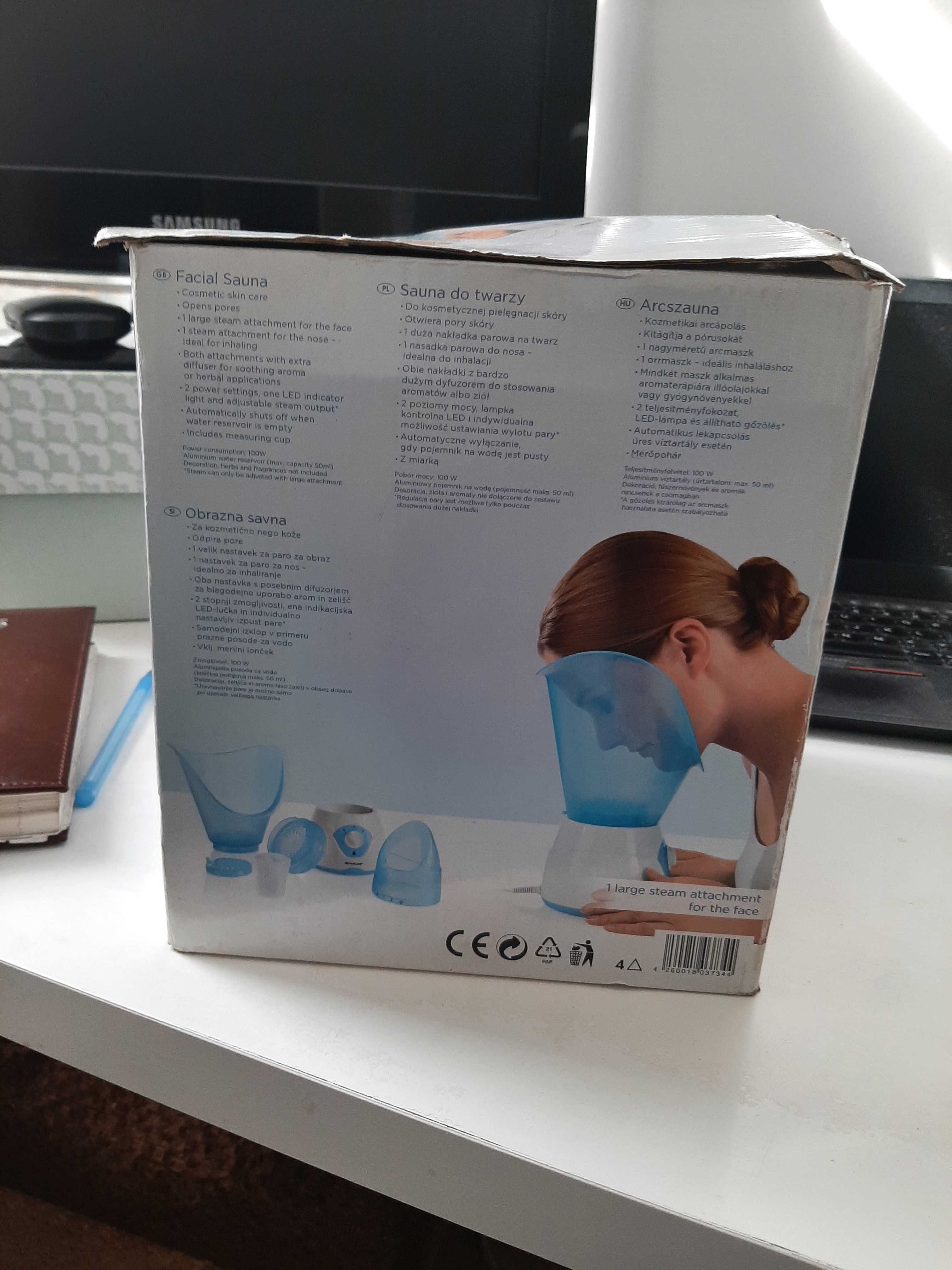 sauna do twarzy model SGS 100A1, 100W