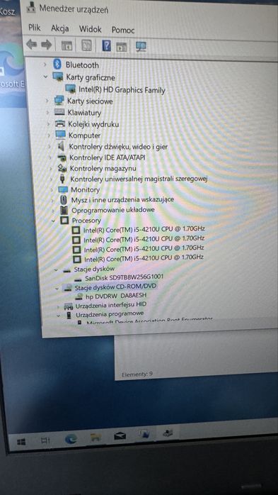 Acer E5 573 i5 8gb 256ssd 15,6fullhd mat wifi dvd hdmi usb 3.0 win 10