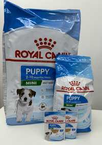 Royal Canin mini puppy 2 кг/8 кг/ 85 г вологий корм