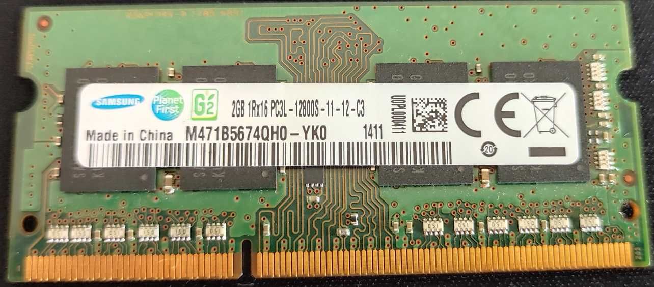 Memória 2GB DDR3L PC3L-12800S SODIMM
