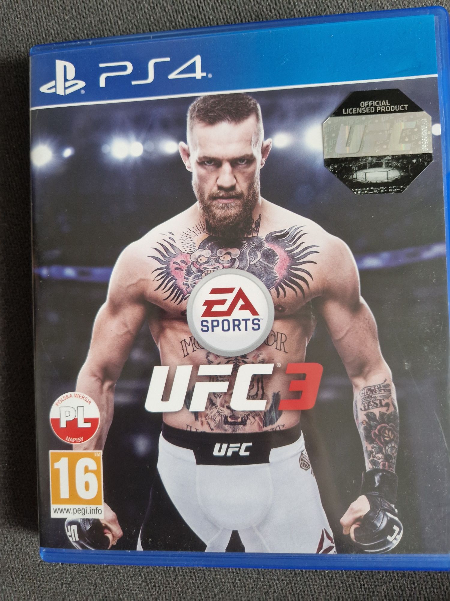 Gra ufc 3 na playstation4