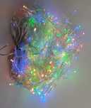 Lampki choinkowe - sople 300 LED multicolor 19 metrów