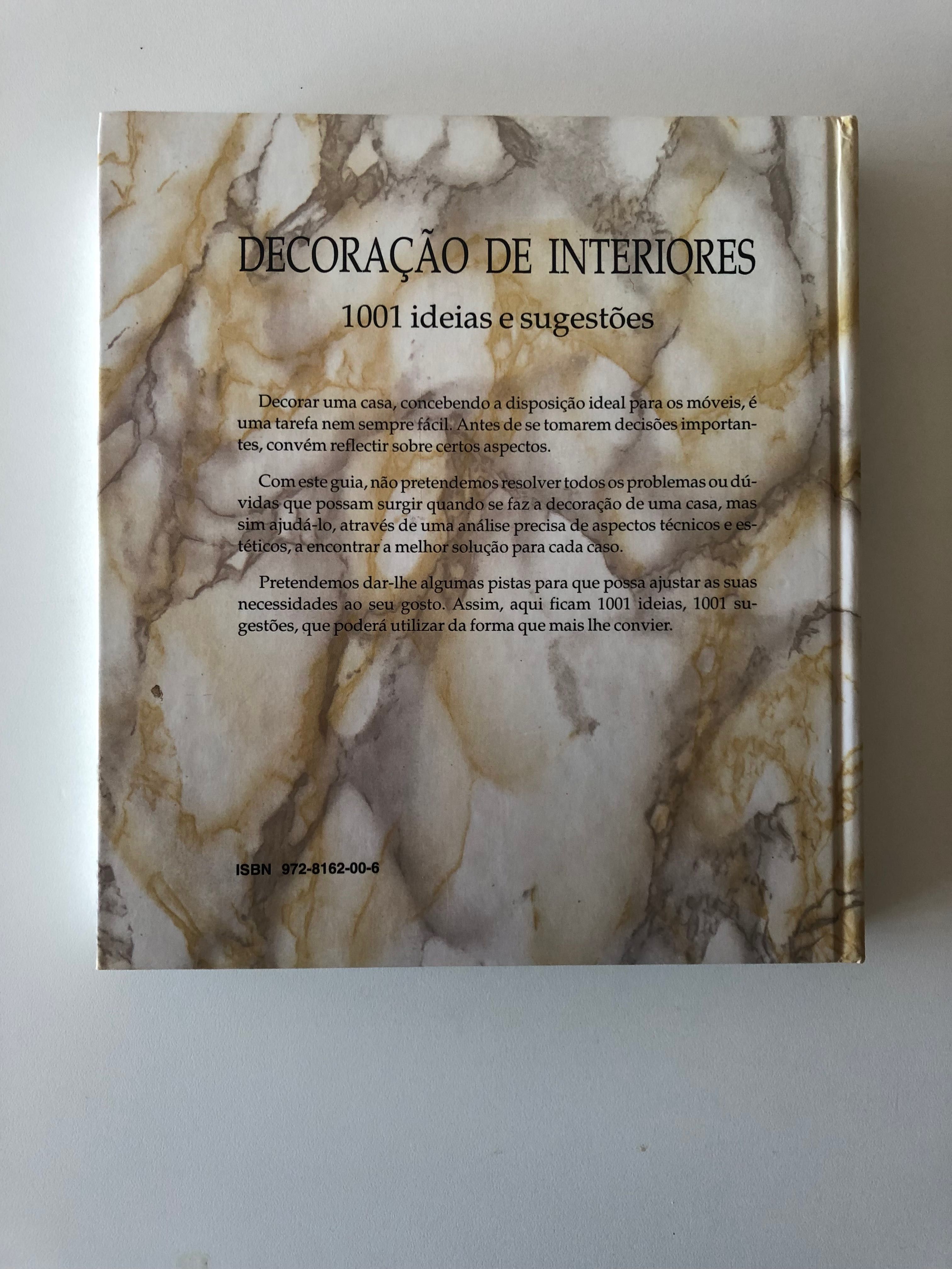 Livro "Decoração de Interiores: 1001 ideias e sugestões"