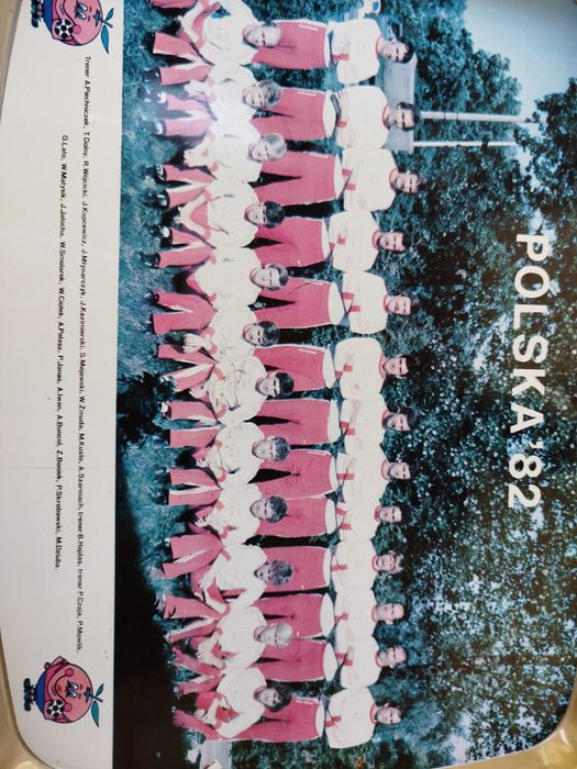 Gadżet kibica Obraz reprezentacji drużyna Polska 1982 pamiątka