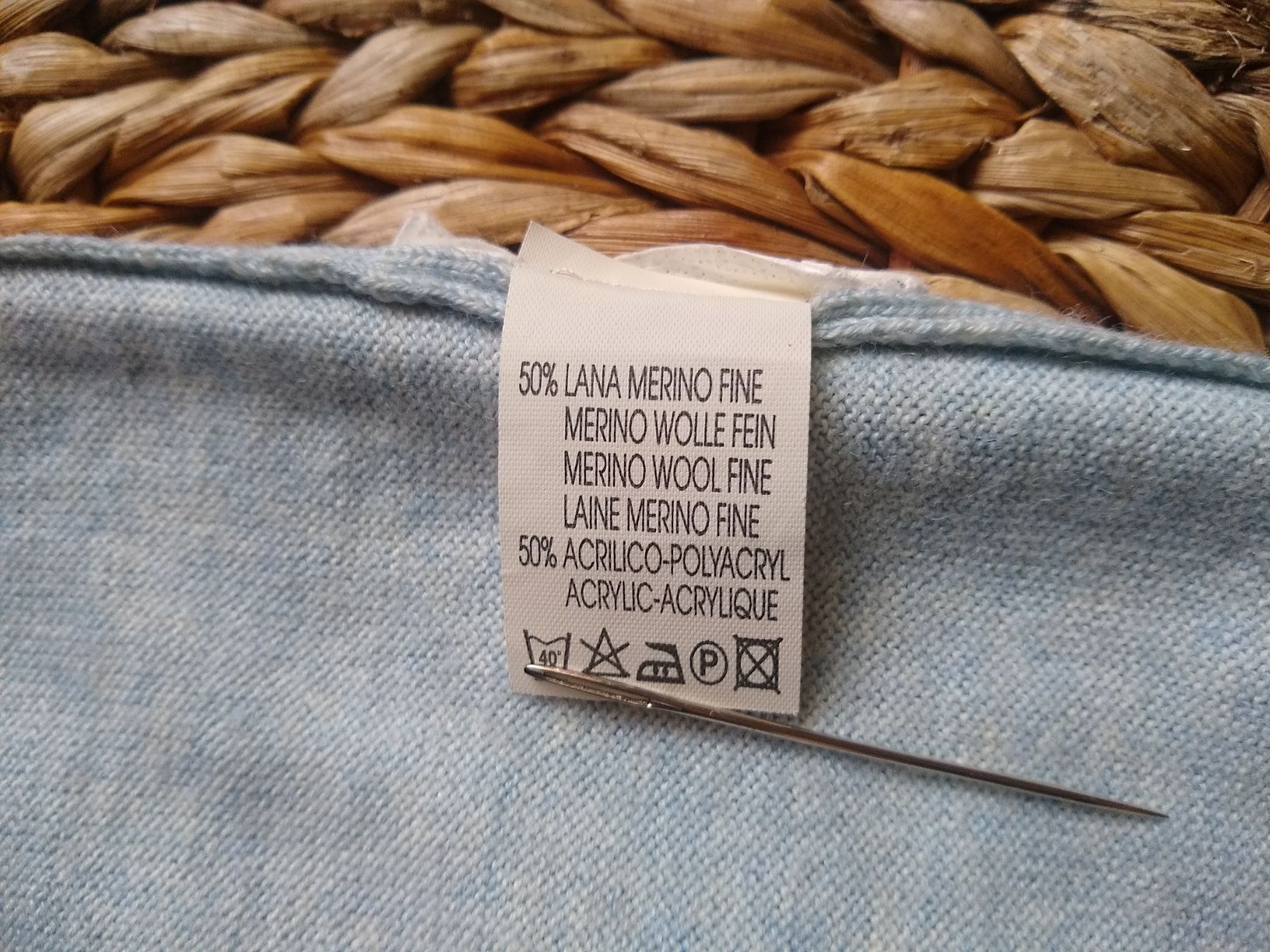 Juliano, Made in Italy, Elegancki męski sweter, 50% Merino