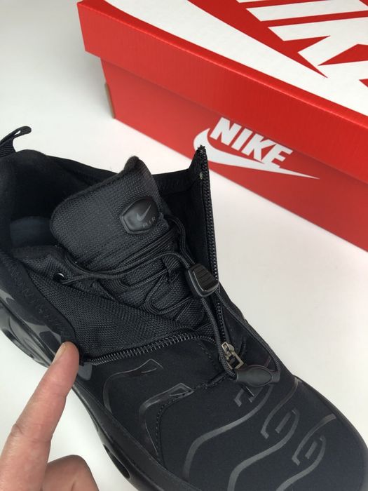 АКЦІЯ! Nike Air Max Plus Black термо 41 42 43 44 45 найк тн плюс