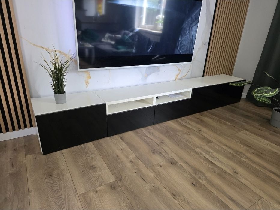Fronty IKEA Besta Selsviken Tofta czarny połysk 6 szt