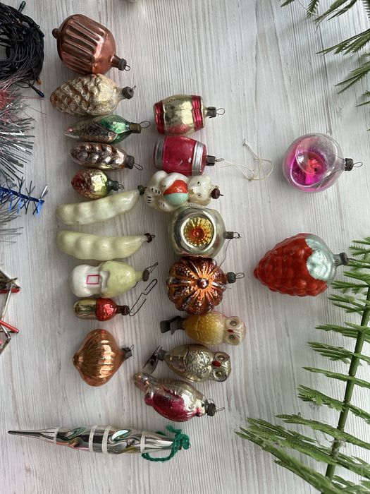 Старовинні іграшки на ялинку, СРСР, реліквія, колекціонування! Дешево