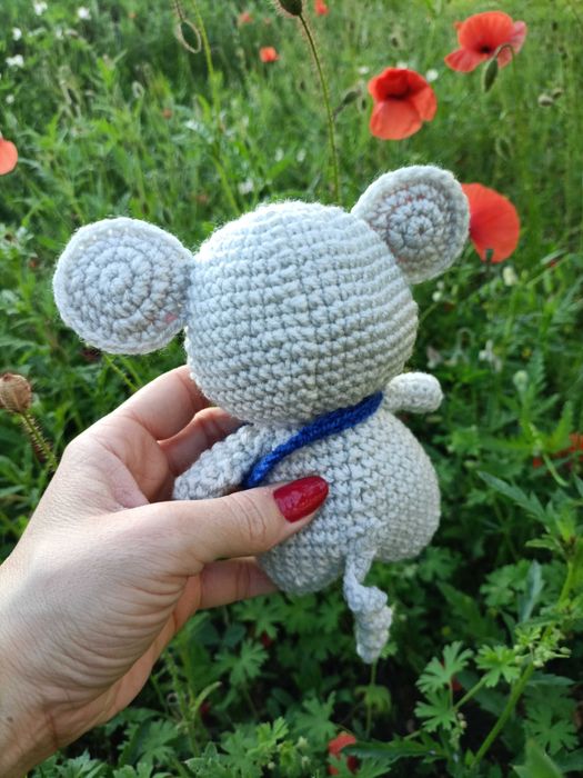Myszka pluszak, handmade
