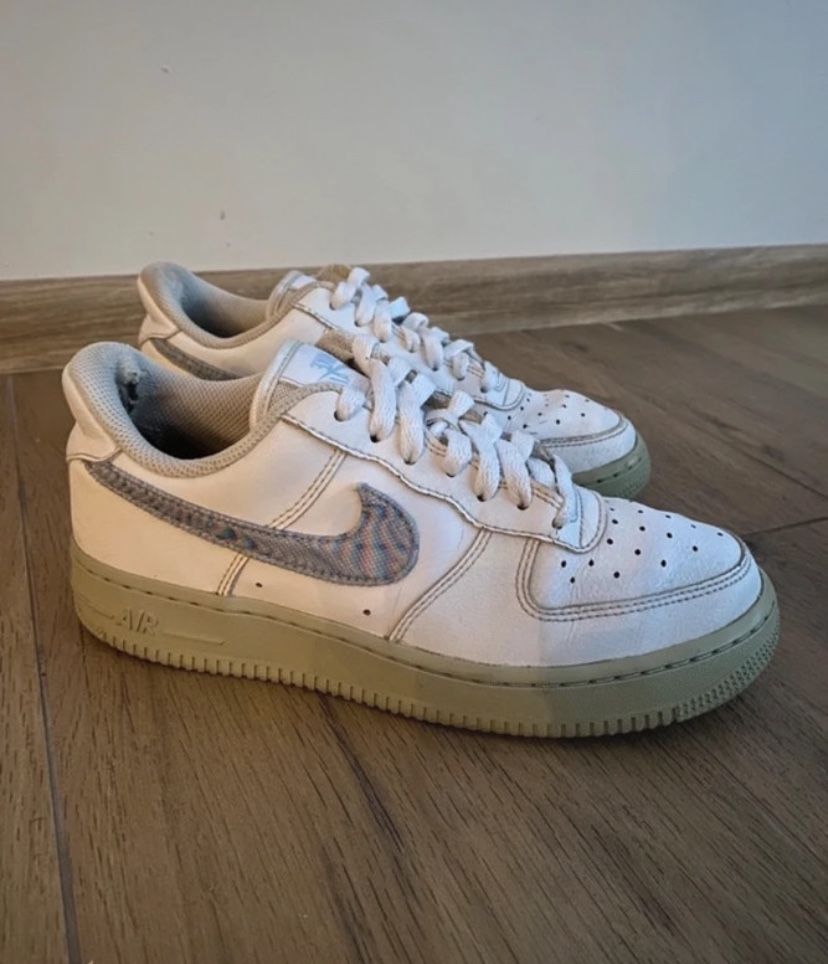 buty nike Air Force biało niebieskie r.38 edycja limitowana