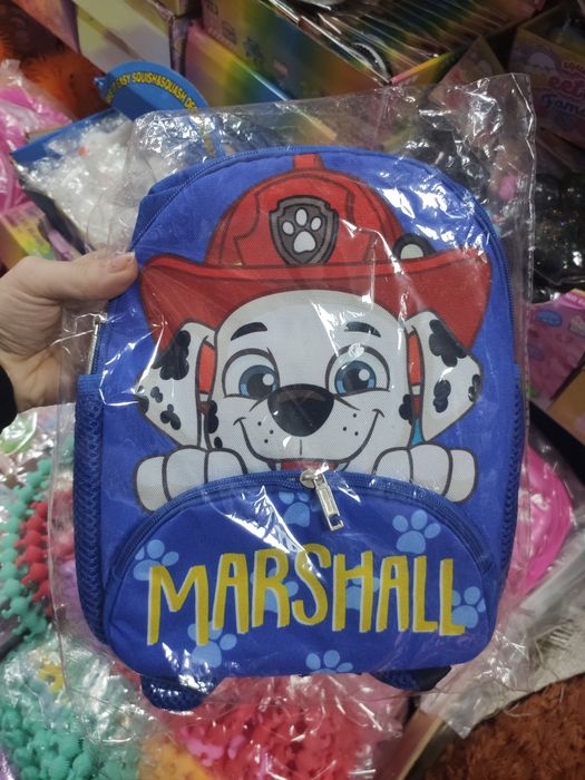 Niebieski plecak szkolny psi patrol dla chłopca