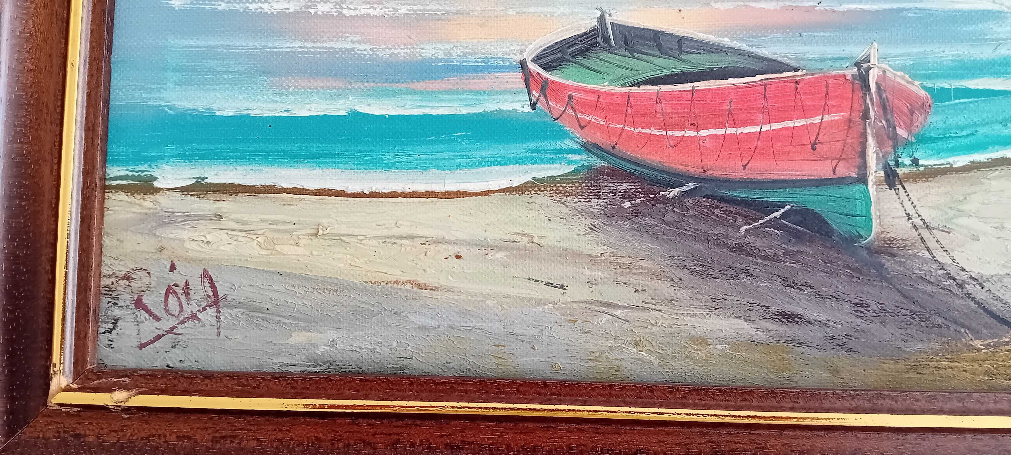 Pintura óleo sobre tela assinado!
