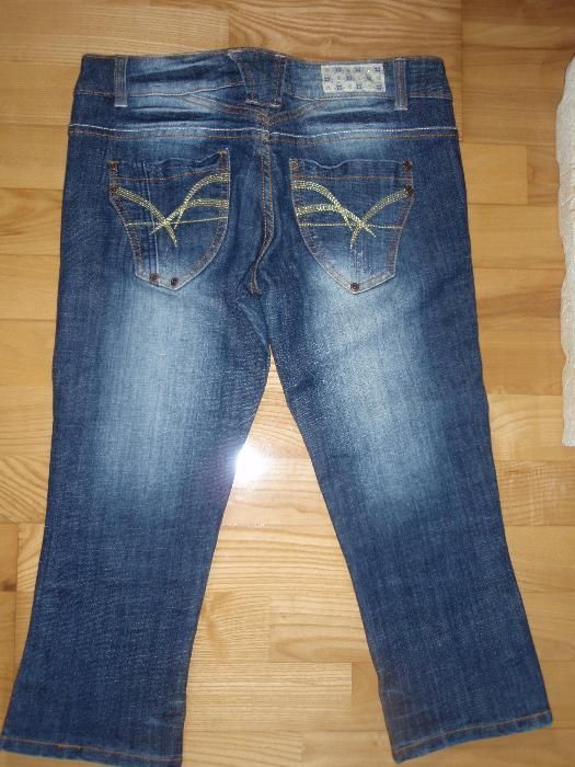 Jeans bermudy damskie