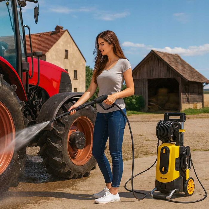 Myjka Ciśnieniowa Riwall 2500w 280barew Pompa Mosiężna Alu okazja fv