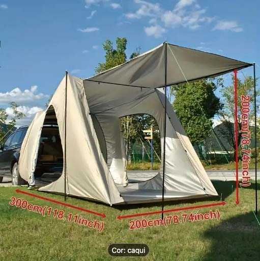Tenda Espaçosa para Porta-Malas de Carro