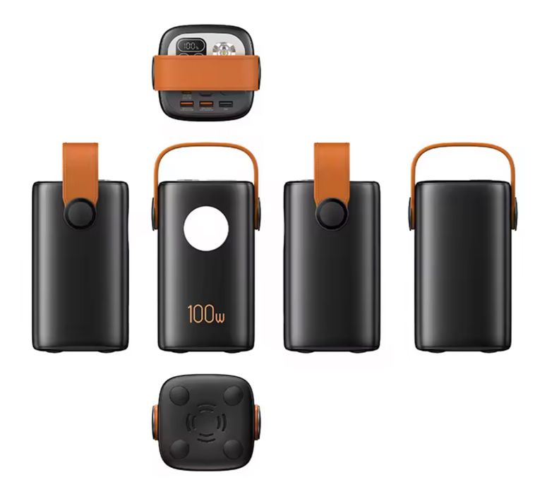 Power Bank 60000mAh (100W PD) | Для ноутбуку | Ліхтар | 5 9 12 15 20v