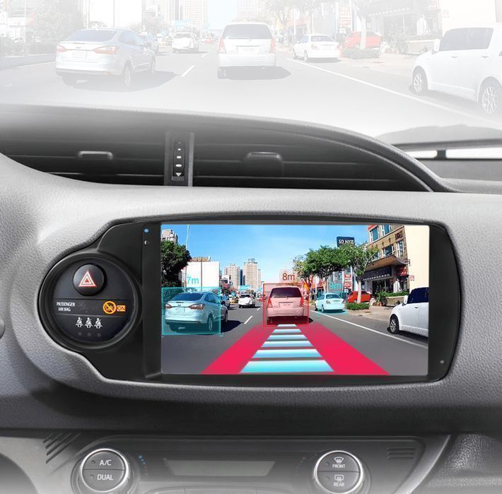 Radio Android CarPlay 2GB+32GB Toyota Yaris 2012–2017