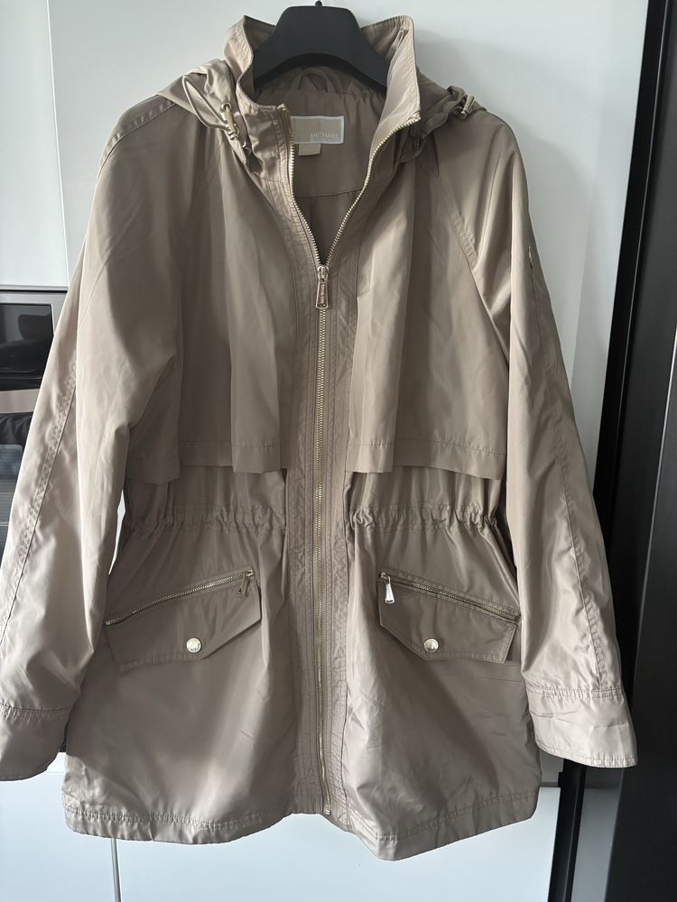 Michael Kors kurtka parka beż złoto oryginał L 38/40