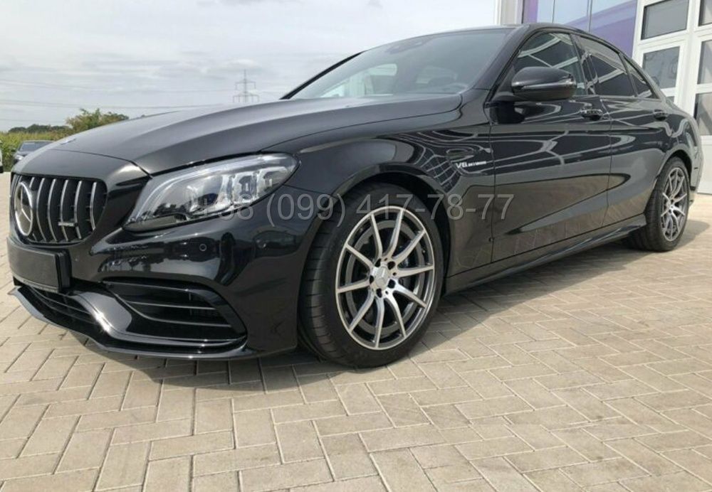 Обвес C63 AMG Рестайлинг Mercedes C-Class W205 Бампер Решетка Пороги