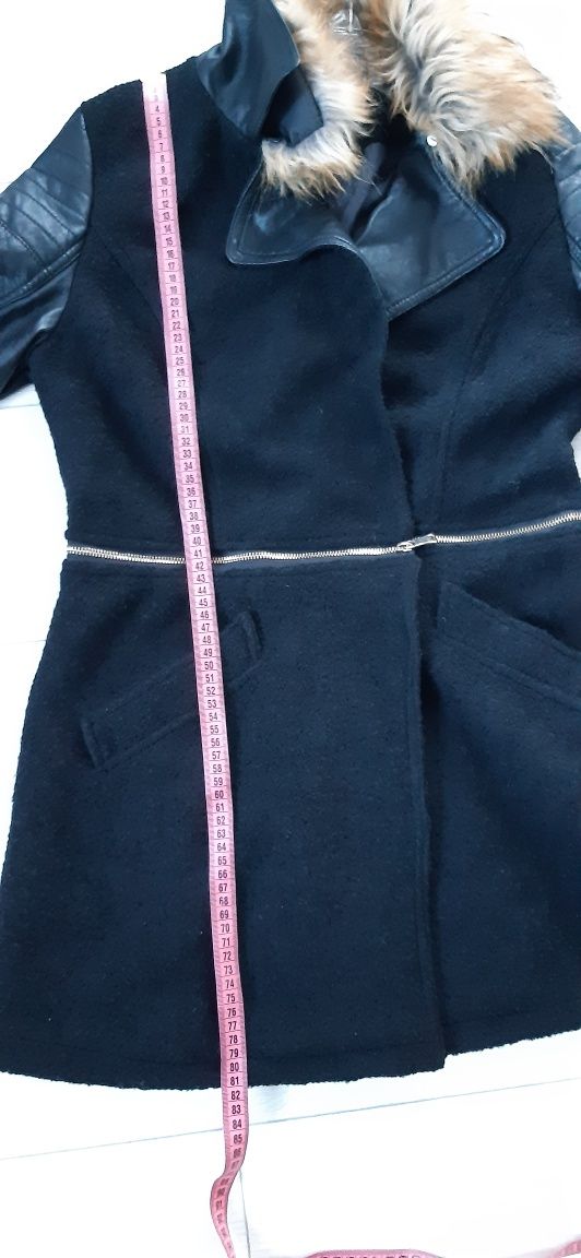 Płaszcz damski, kurtka ramoneska, 2w1, rozmiar 40