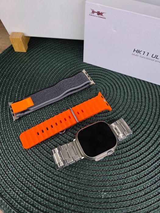 Smartwatch HK Ultra3 – AMOLED 2,12” • 2 paski • NOWY