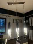 Lampa sufitowa kryształy 3 punkty