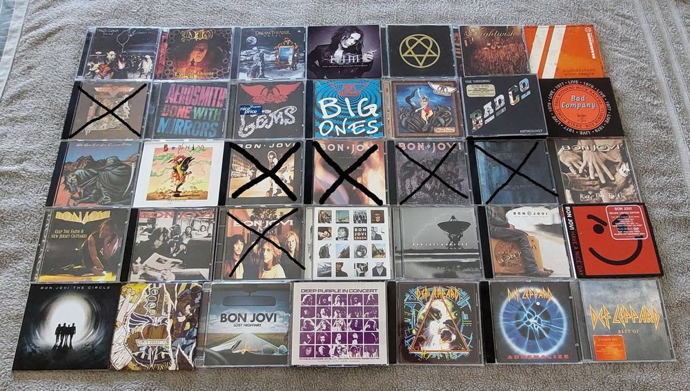 CDs Colecção Hardrock, AOR, Metal Raridades