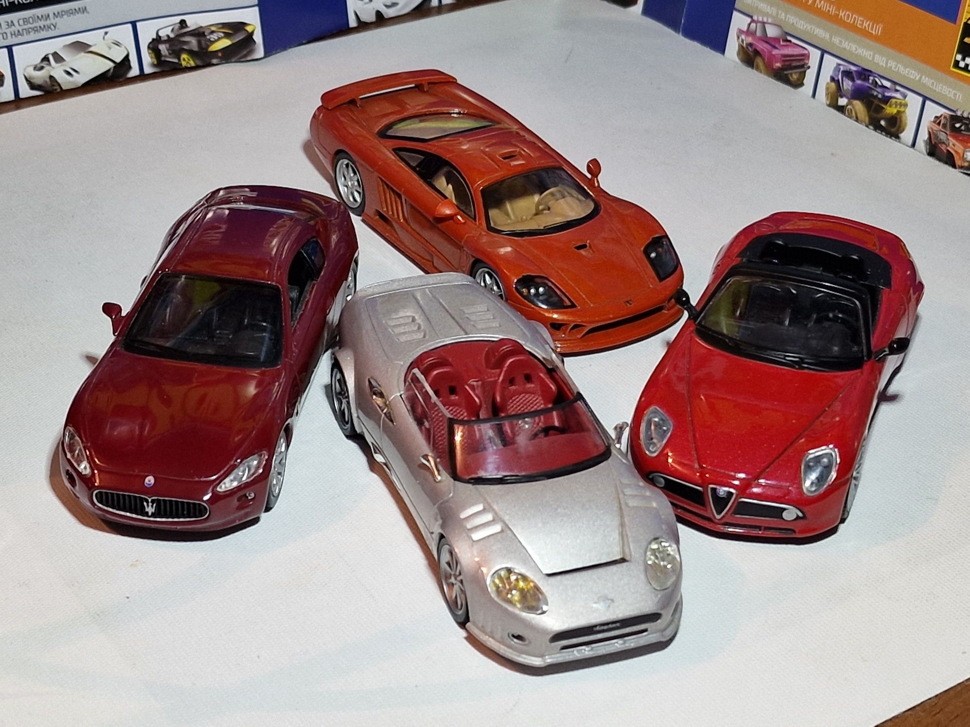 Суперкари від DeAgostini "Saleen, Mаserati, Spyker, Alfa Romeo"
