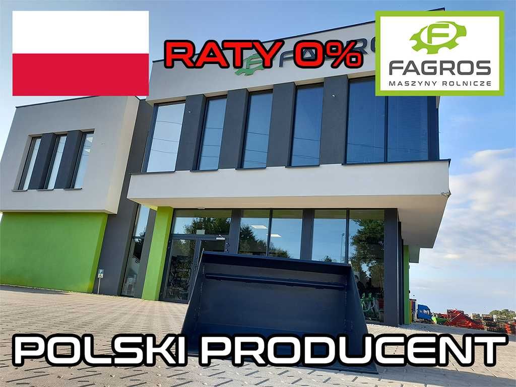 Szufla 1m Faucheux do ładowacza euroramka Sypa tur 1 2 3 dostawa raty