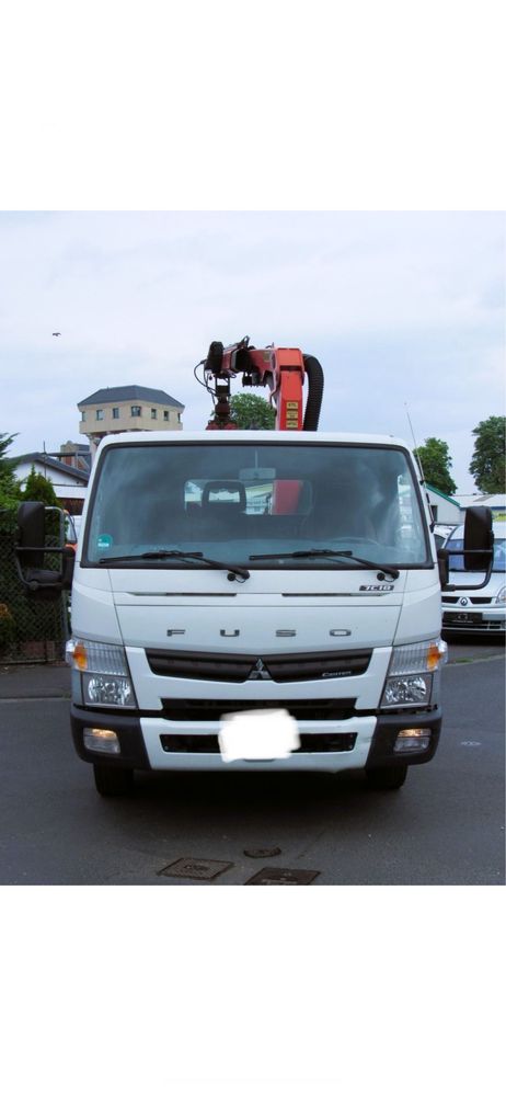 Mitsubishi Fuso 2014 pesada com Grua e Bascúla
