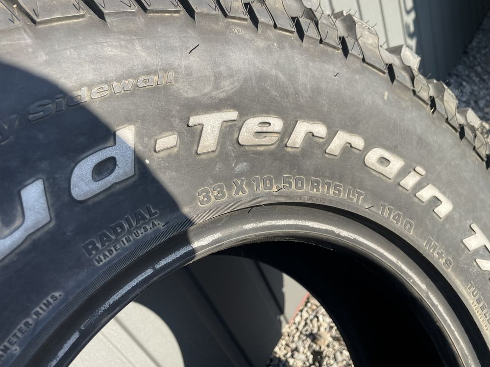 Bfgoodrich Mud-Terrain 33x10.5x15 MT