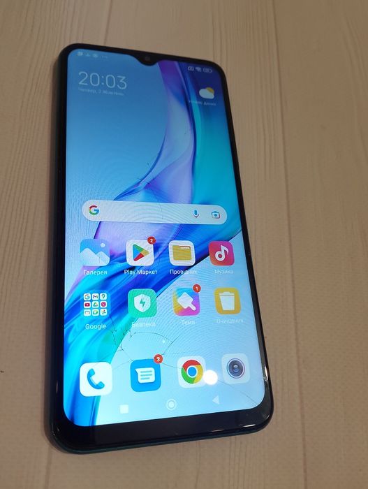 Смартфон Xiaomi Redmi 9 3+0,5/32Gb Рабочий Є тріщіни на дисплеї