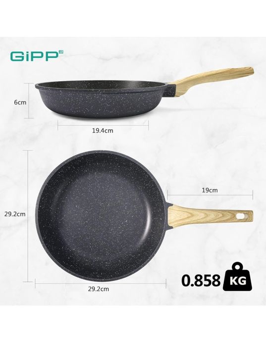 GiPP Patelnia 28 cm, nieprzywierająca patelnia