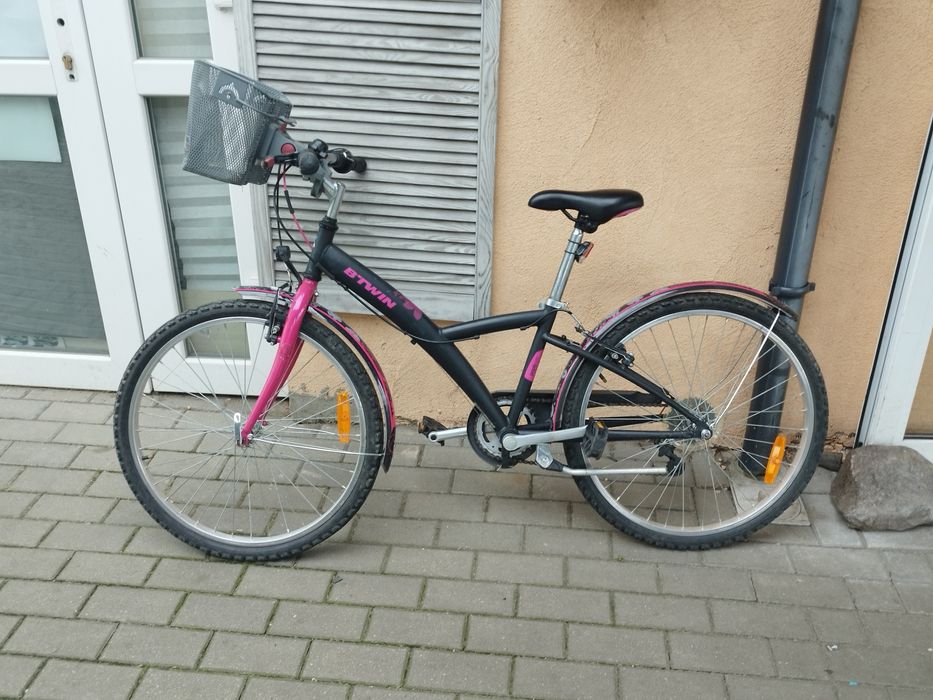 Rower dziewczęcy używany  Decathlon Nature Poply 500 // 24''