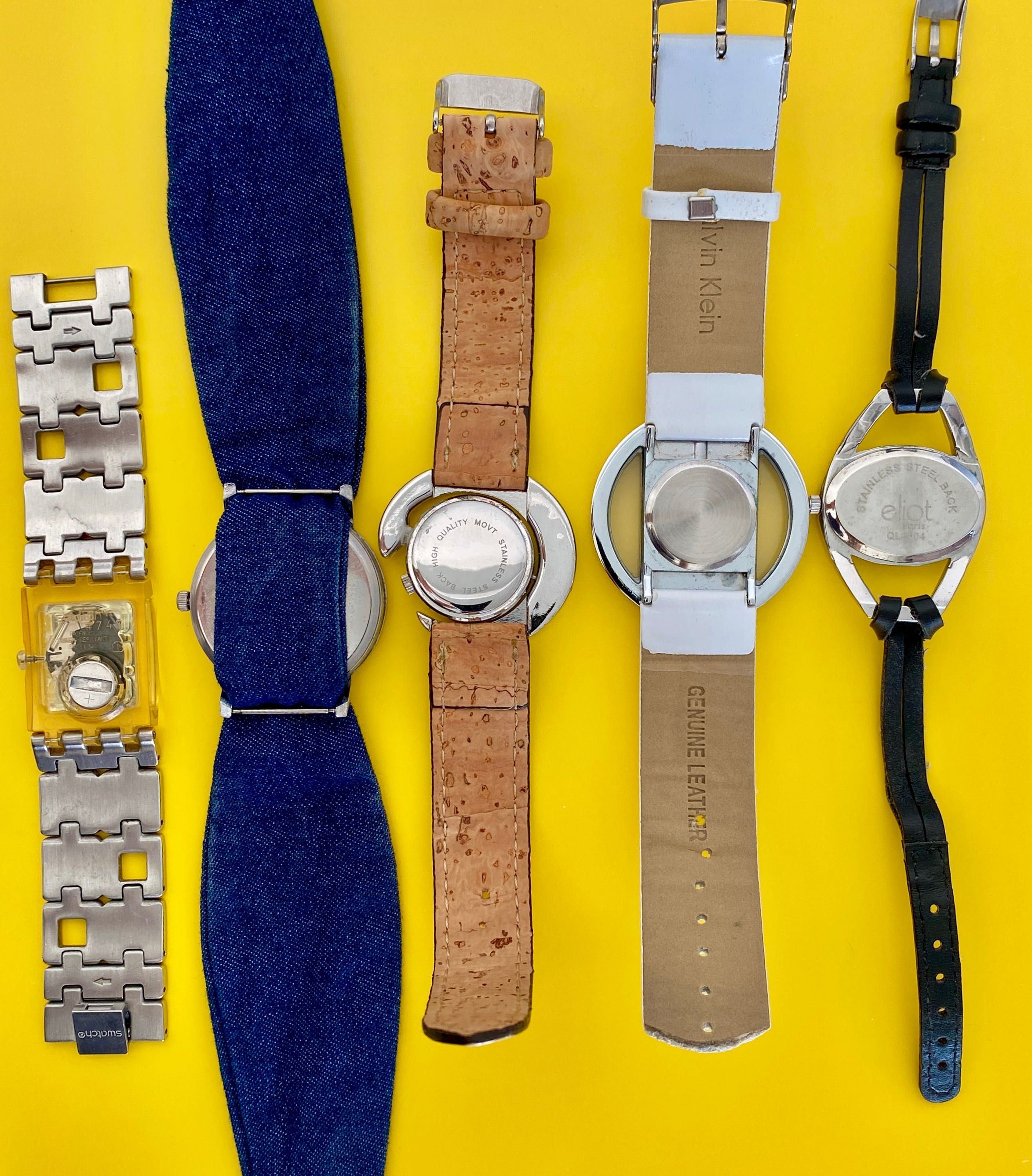 Relógios em lote ou individualmente Calvin Klein Swatch Slick Eliot