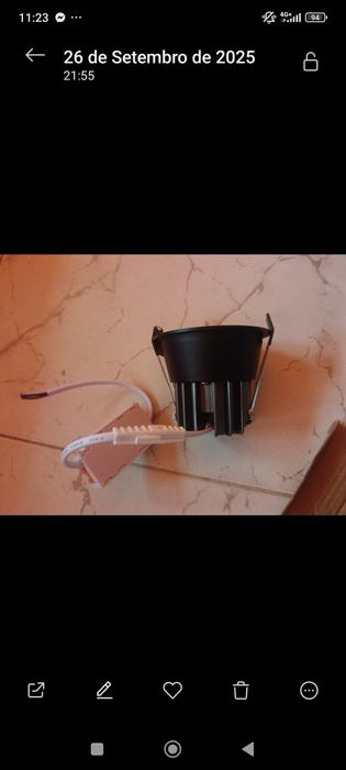 Lâmpada de alumínio led