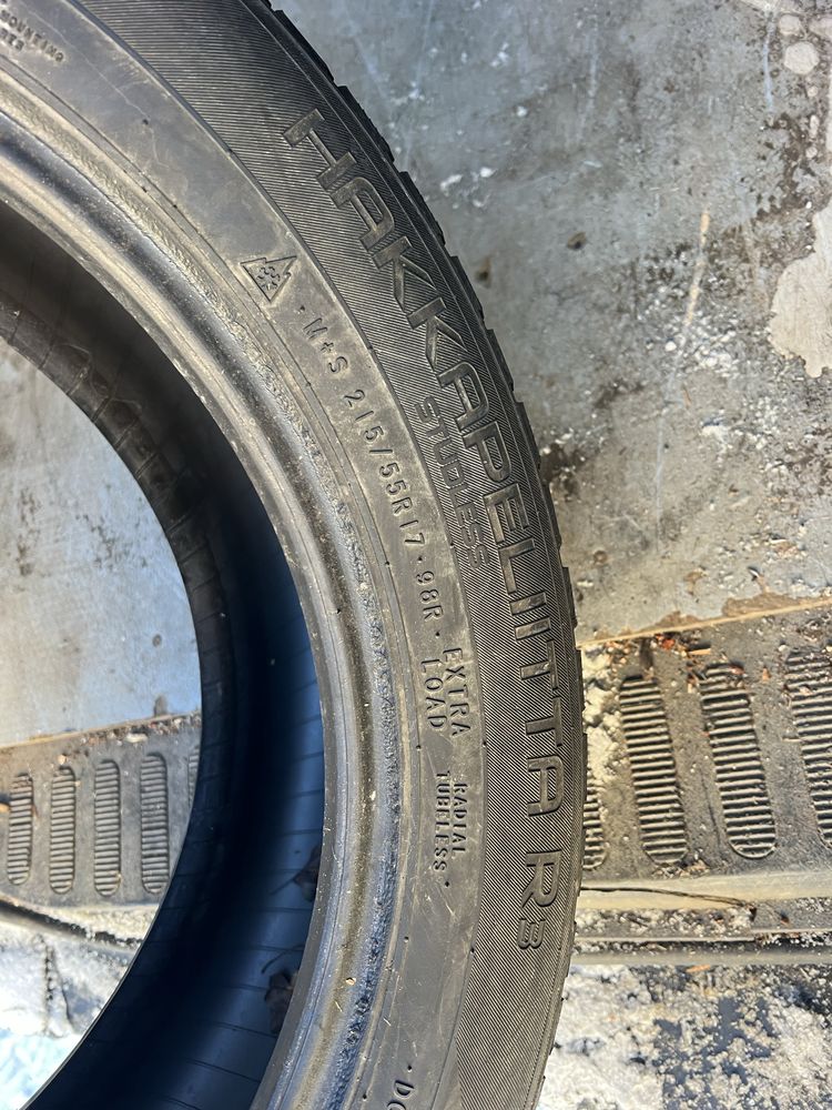 215/55/17 Nokian hakkapeliitta R3