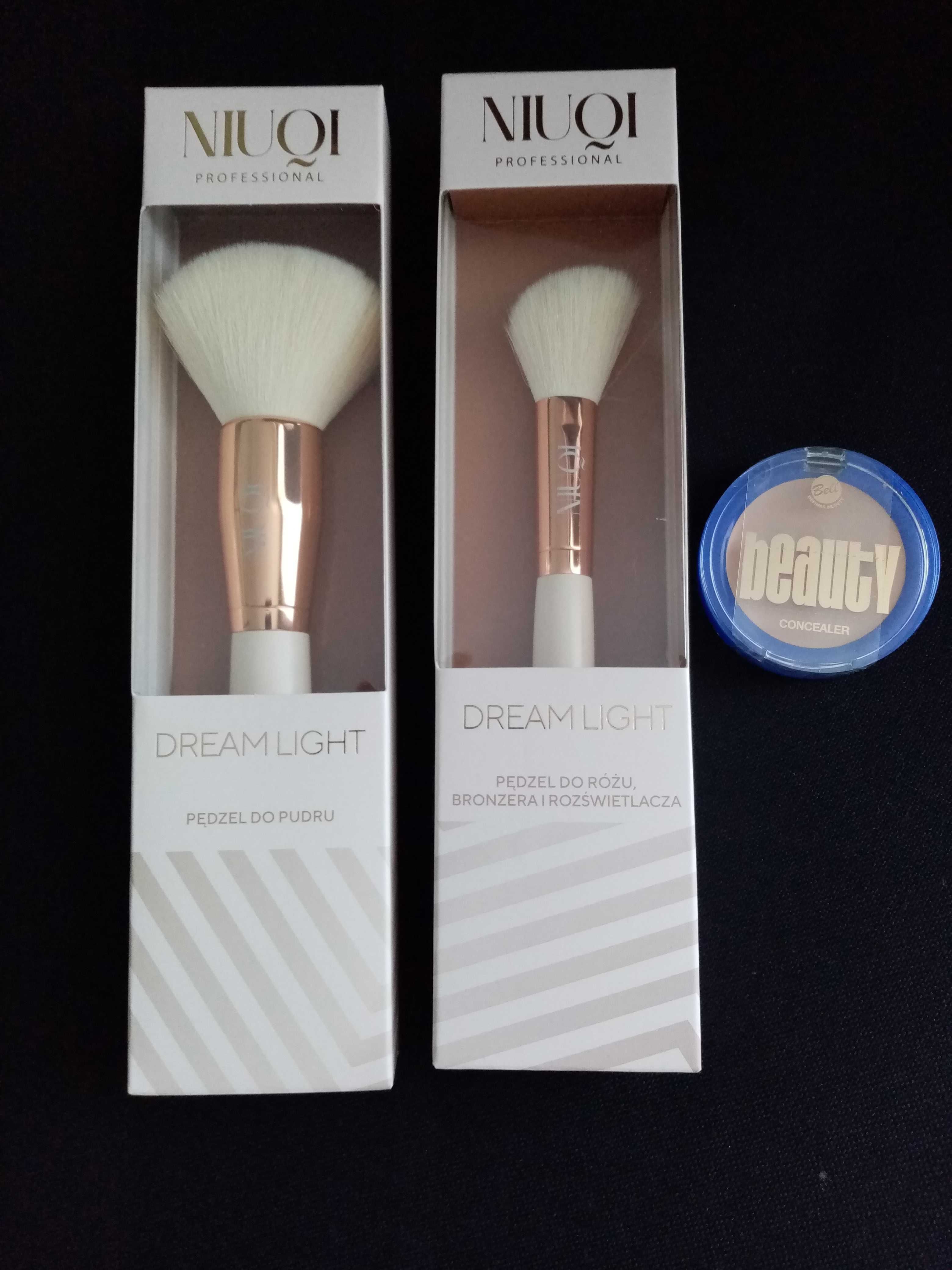Bell korektor pod oczy biedronka pędzle Niuqi white dream -na sztuki