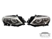 Передние фары Mercedes GLE-Class W166 2015-18 + блоки Оригинал