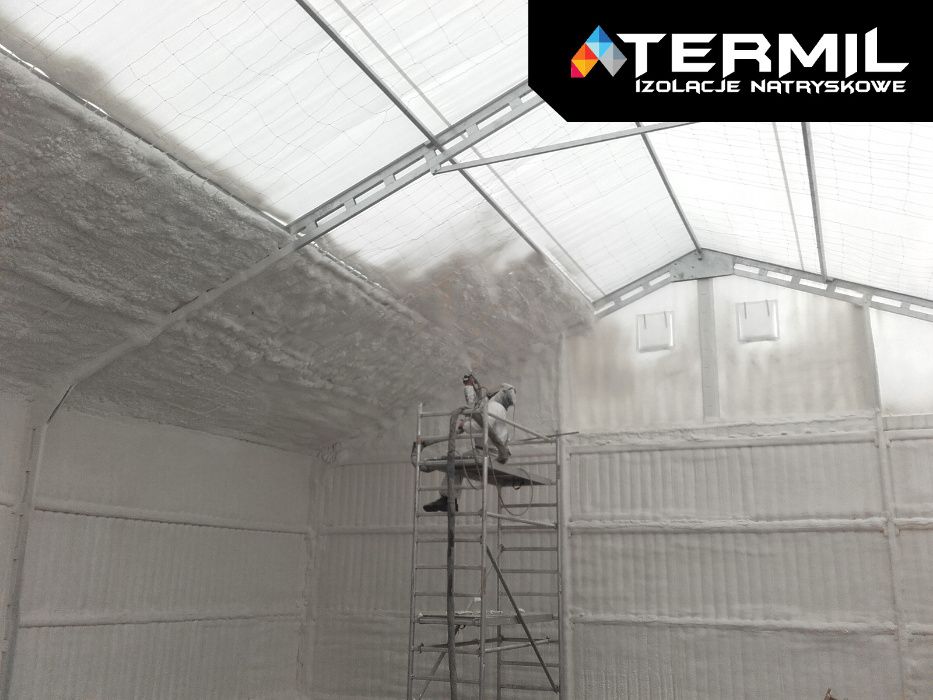 Ocieplanie poddasza Pianką PUR, Izolacja poddasza Pianą - TERMIL