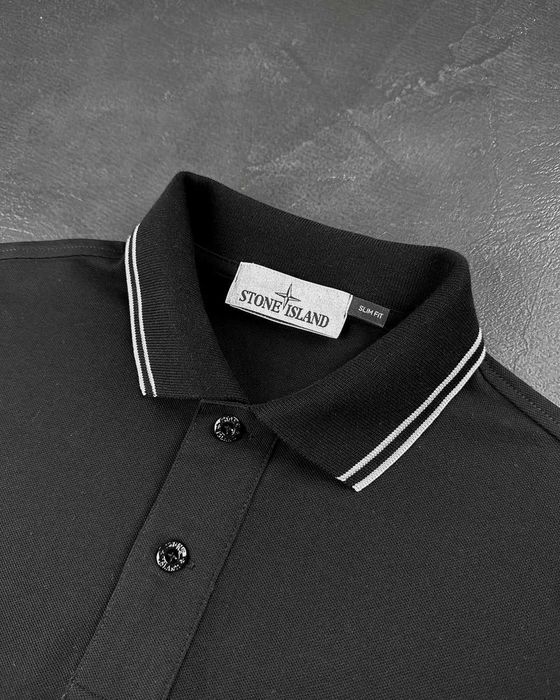 Поло STONE ISLAND 22S18 Classic Polo T-Shirt Black